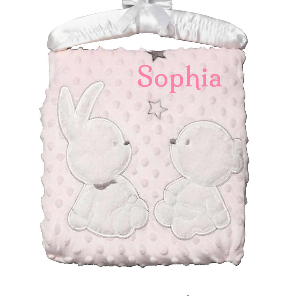 Personalised baby blanket