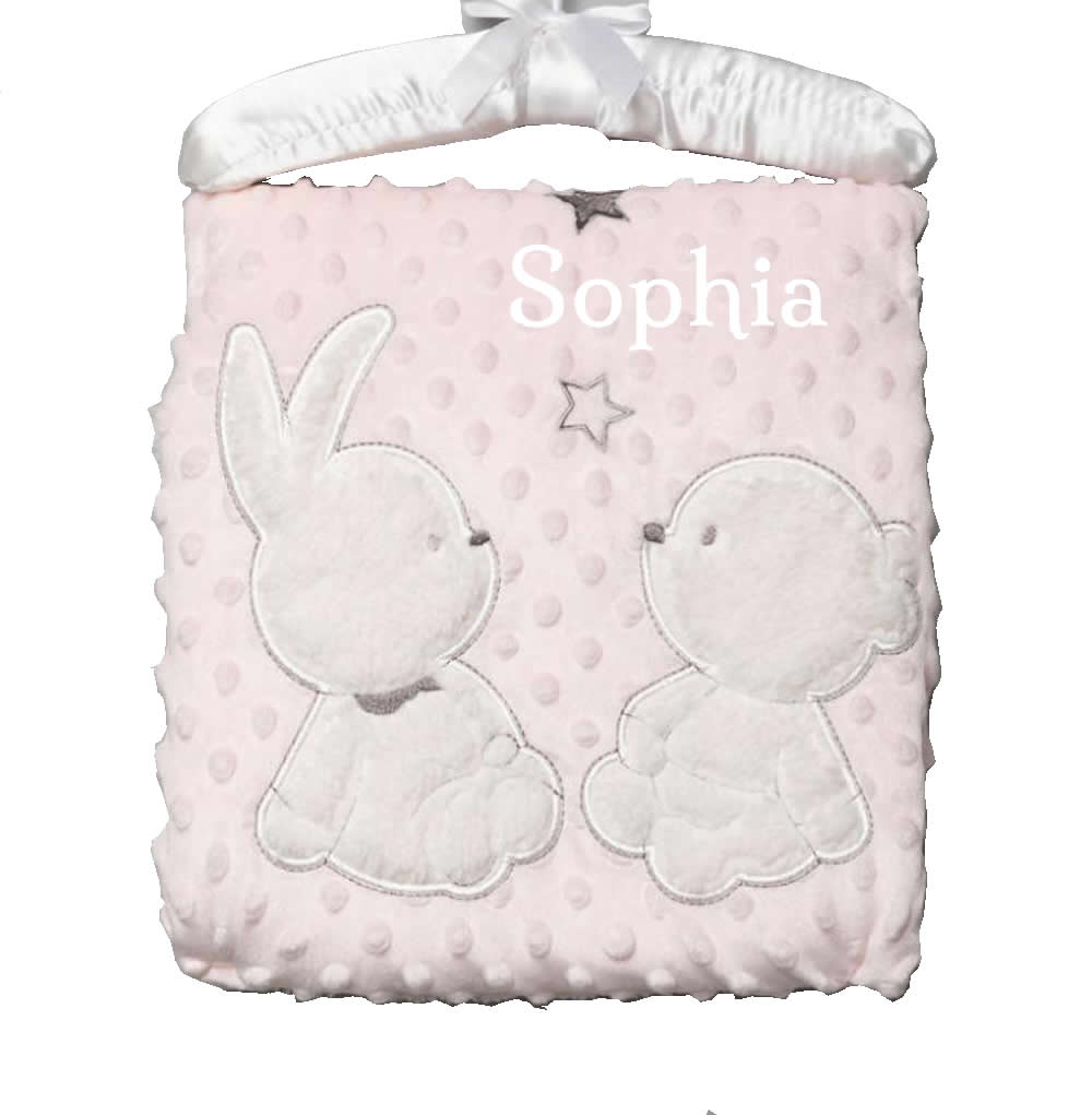 Personalised baby blanket with name