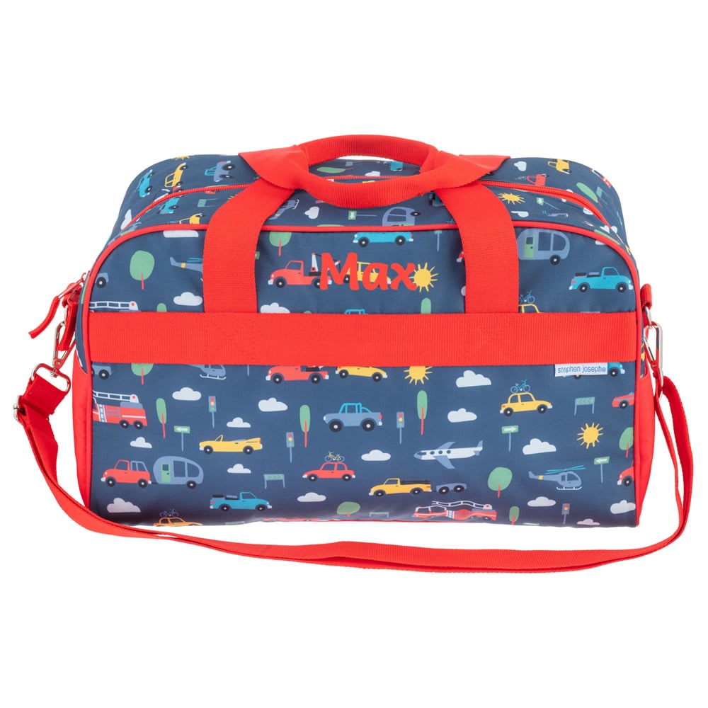 Personalised transport duffle bag for children