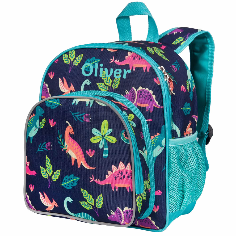 Personalised dinosaur toddler backpack