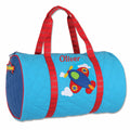 Personalised aeroplane duffle bag for children