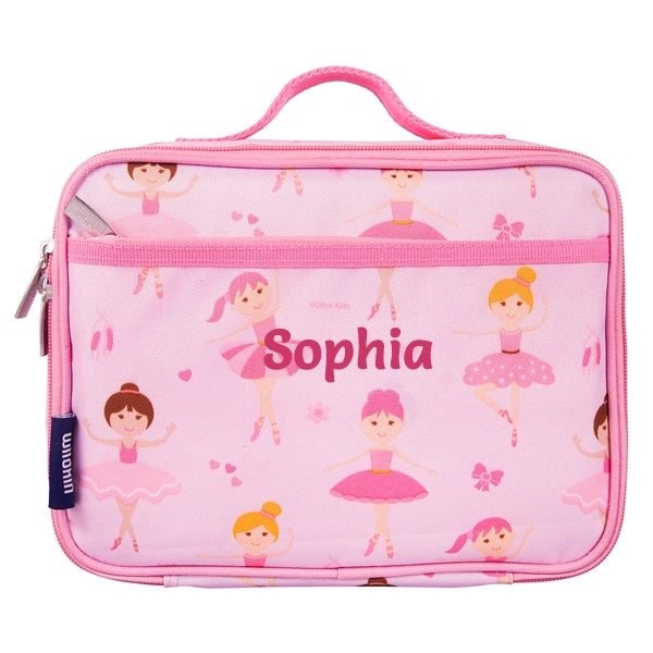 Personalised ballet lunch bag for girls