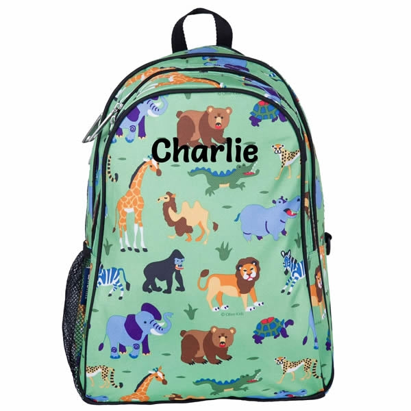 Personalised jungle backpack for children