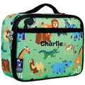 Personalised jungle lunch box for children