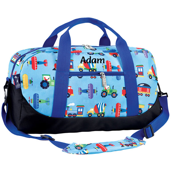 Personalised transport duffle bag for children