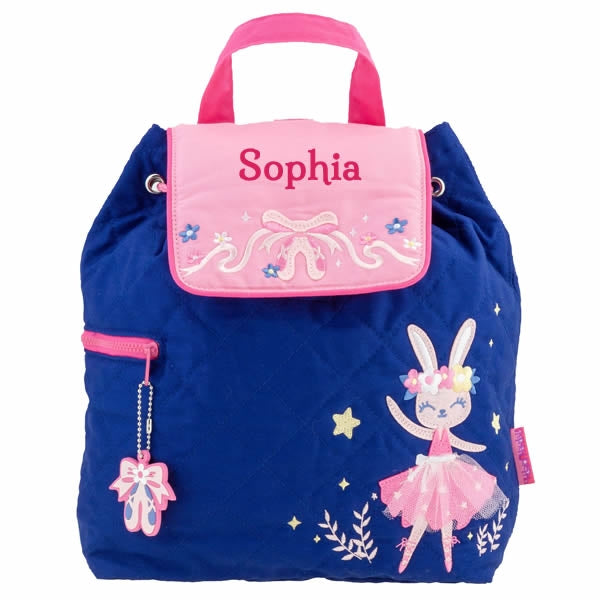 Personalised rabbit toddler backpack
