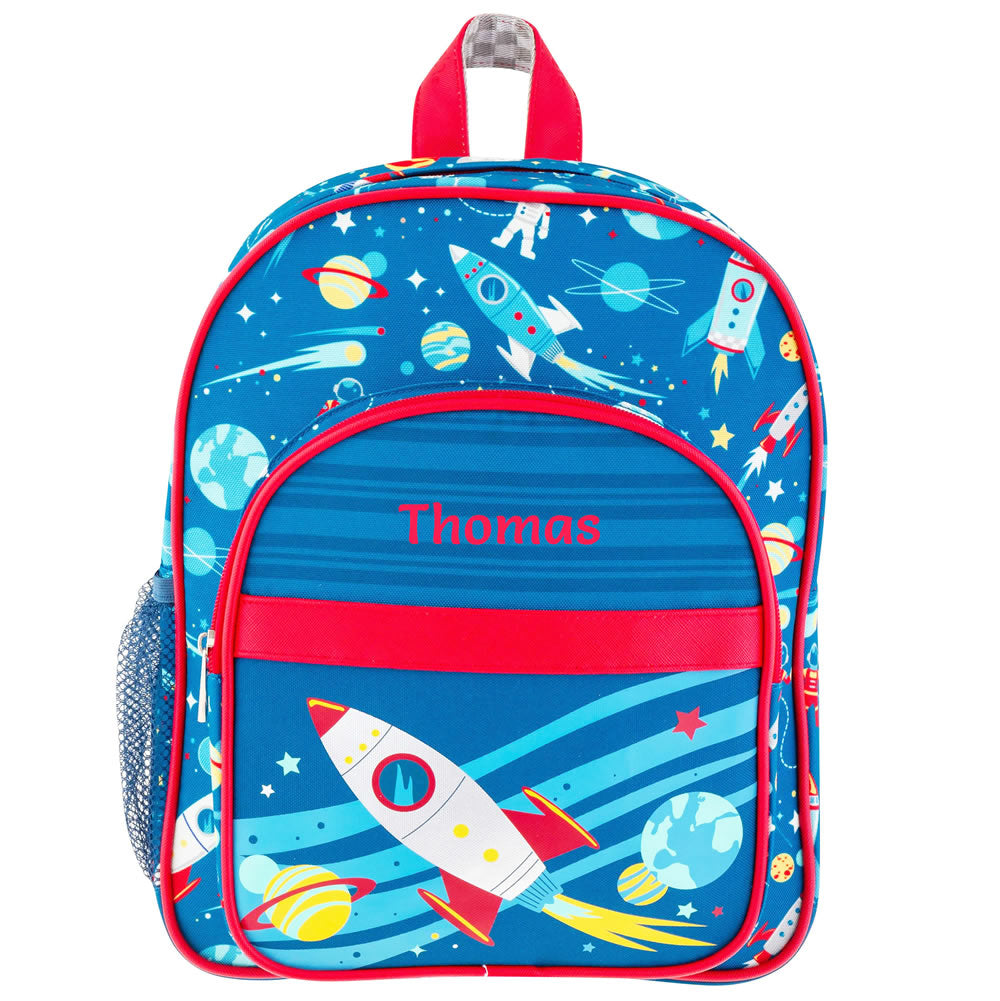 Personalised space backpack for children