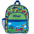 Personalised transport toddler backpack