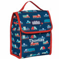 Personalised transport lunch bag for children