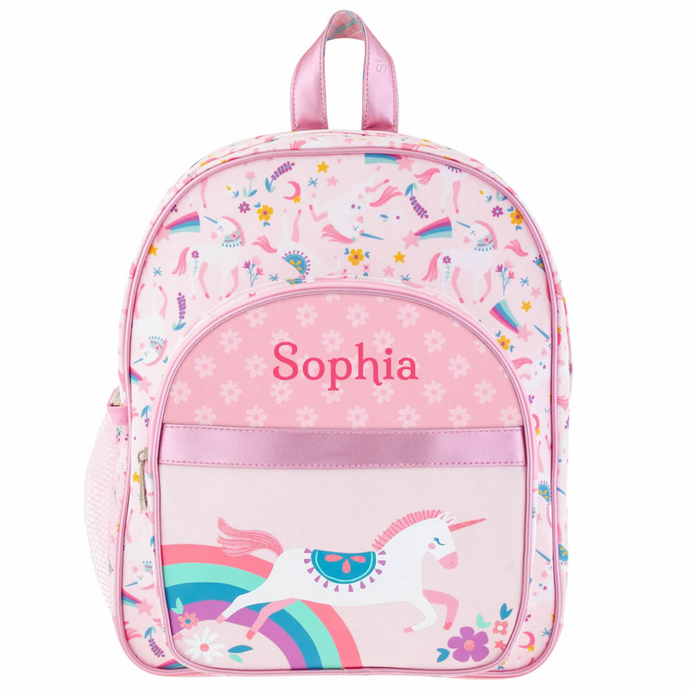 Personalised unicorn backpack for children
