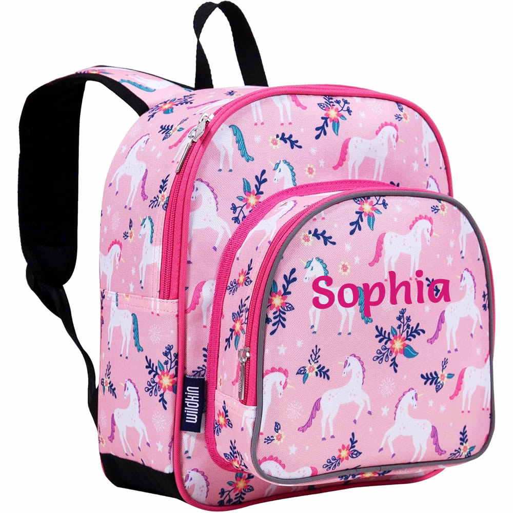 Personalised unicorn toddler bag