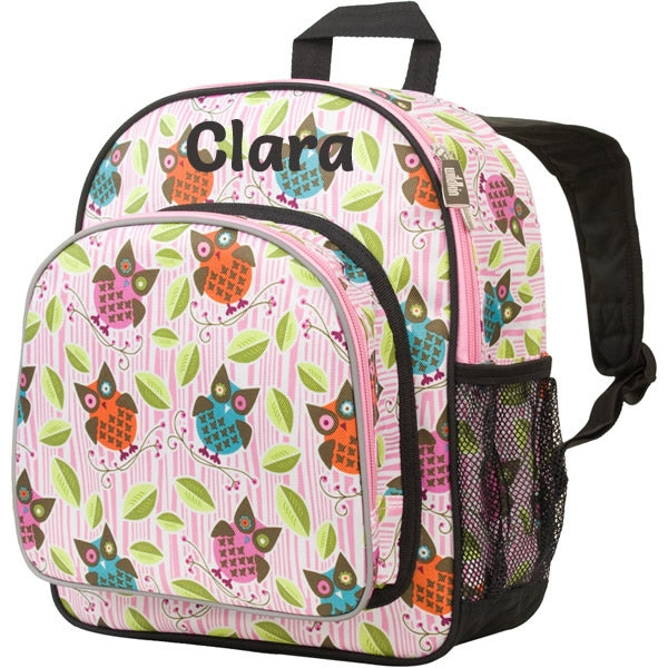 Personalised owls toddler backpack