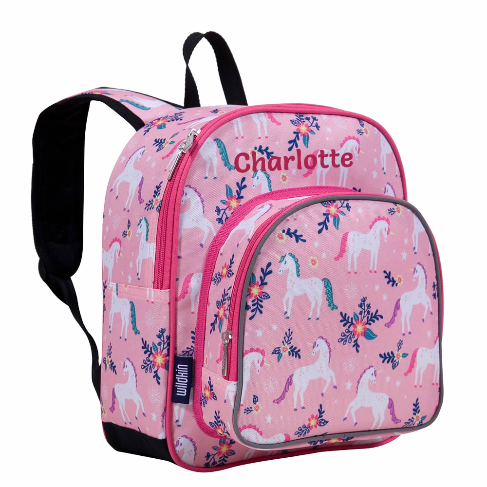 Personalised unicorn backpack for children
