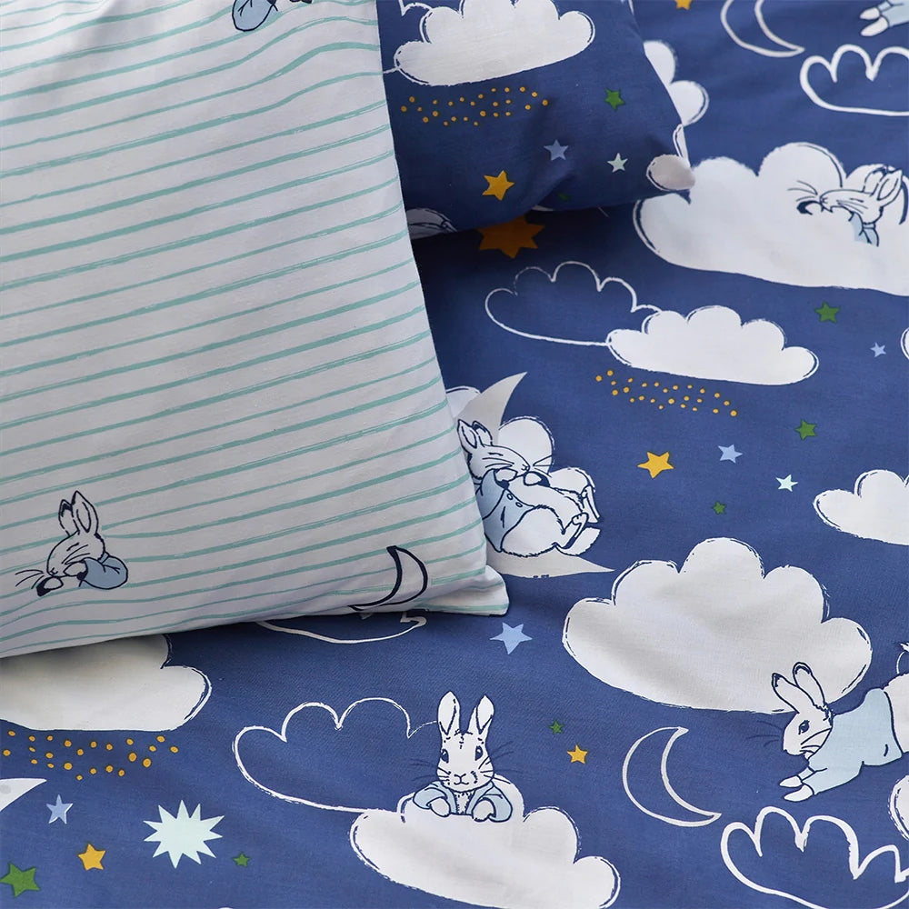 Peter Rabbit blue bedding for children
