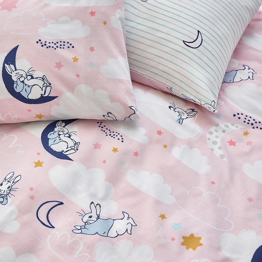 Pink Peter Rabbit children’s bedding
