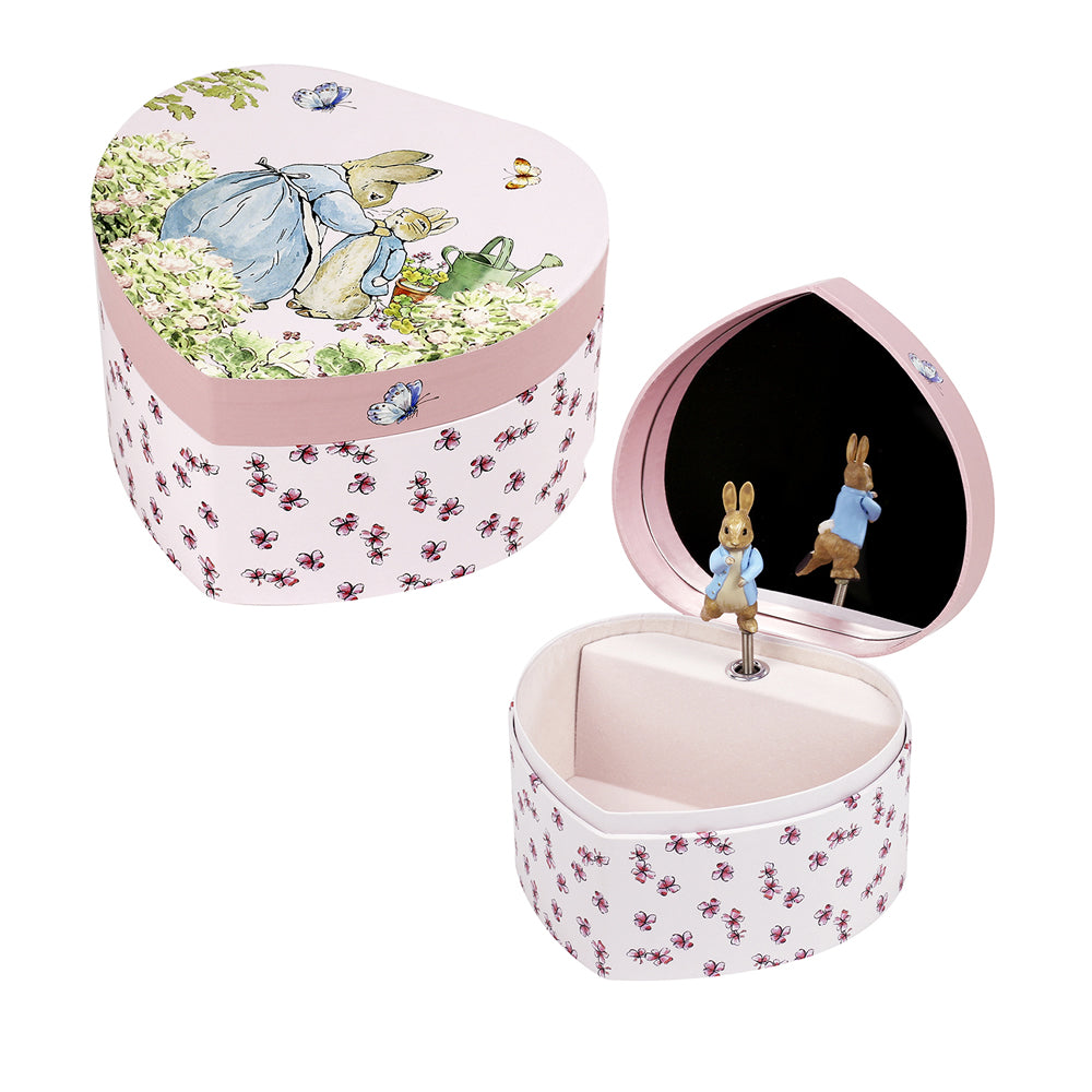 Personalised pink Peter Rabbit jewellery box