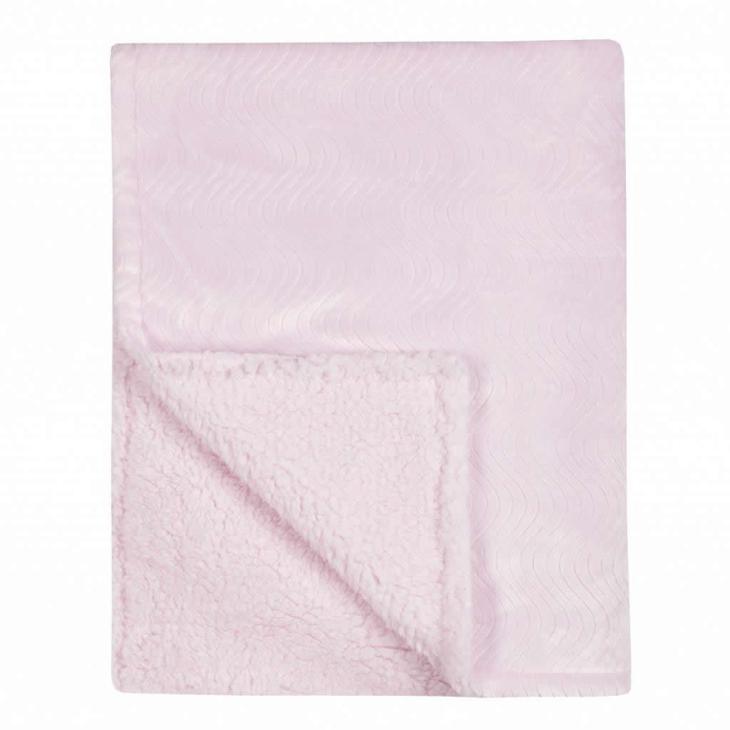 Pink baby blanket