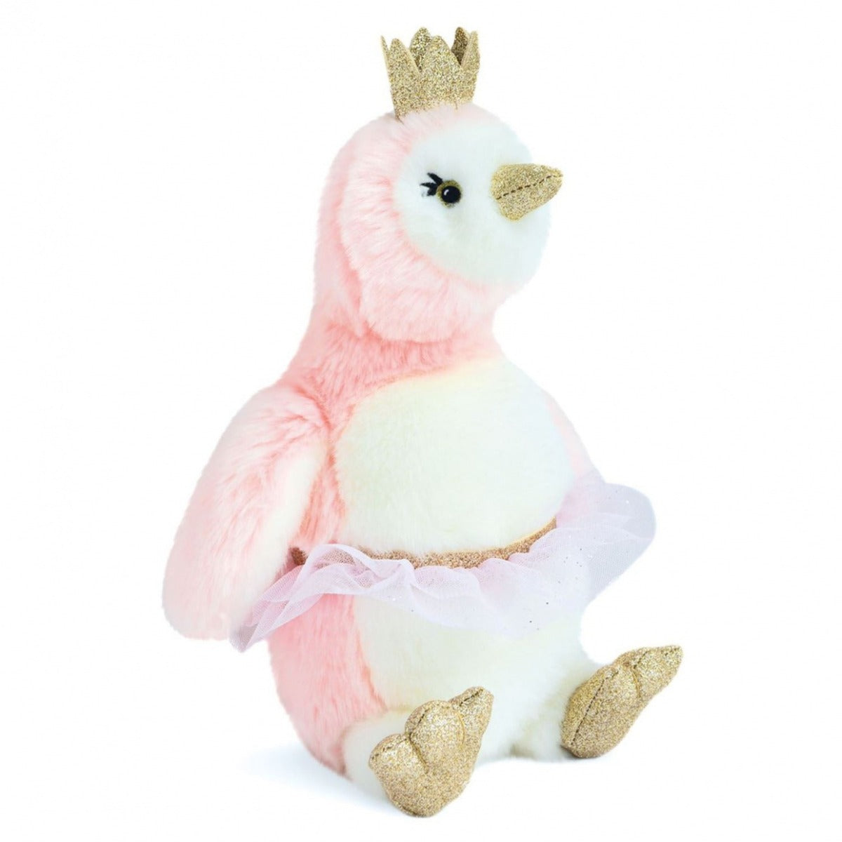 Pink penguin soft toy