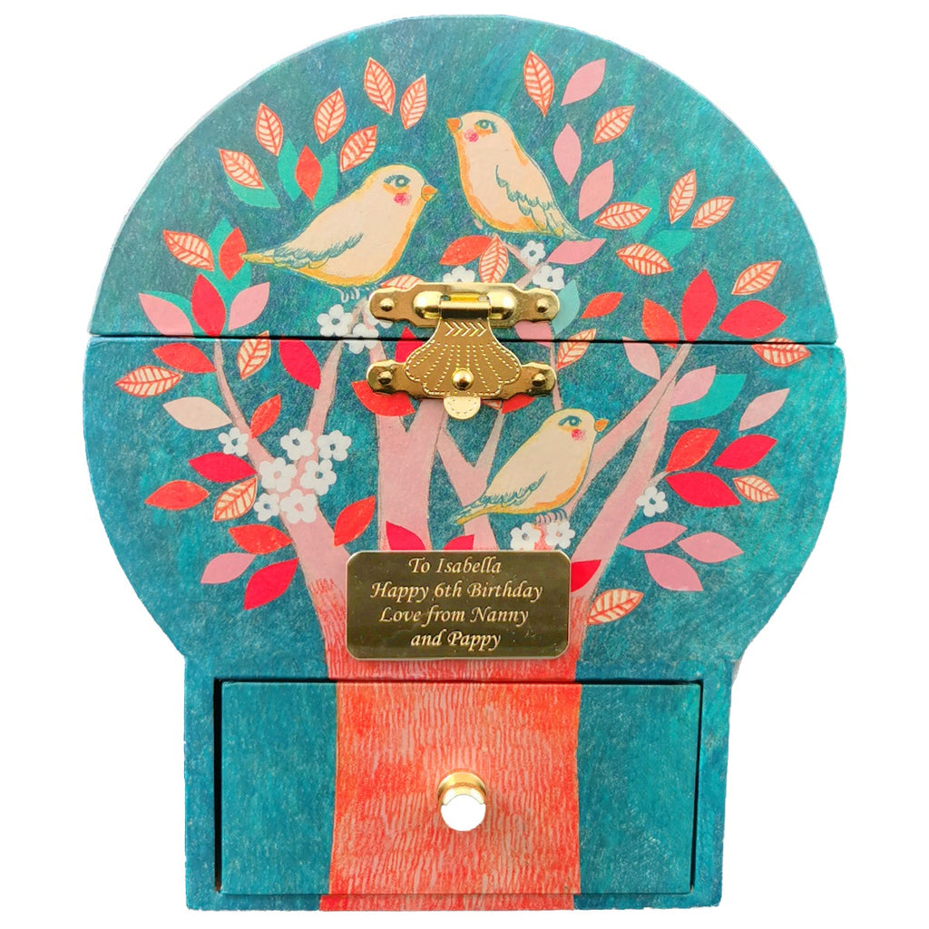 Poetic Tree musical jewellery box