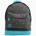 Mi-Pac felt polka dot backpack in grey and blue