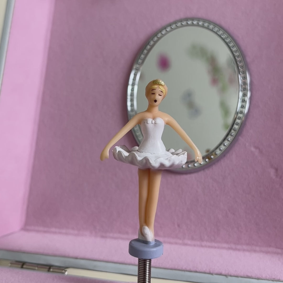 Pink Girl Musical Jewellery Chest - Ballerina Video