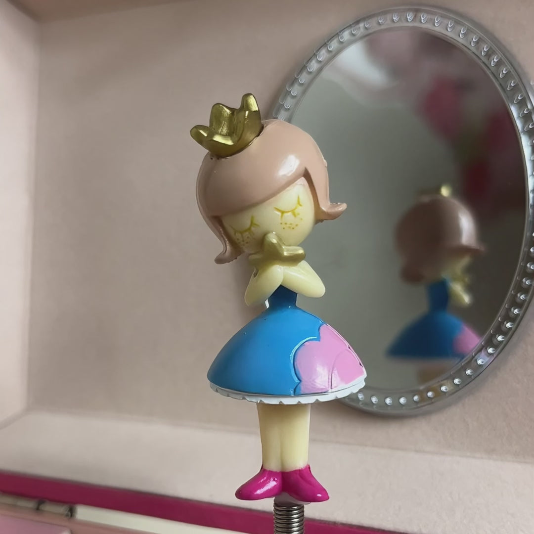 Personalised Girls Jewellery Box - Rainbow Unicorn Video