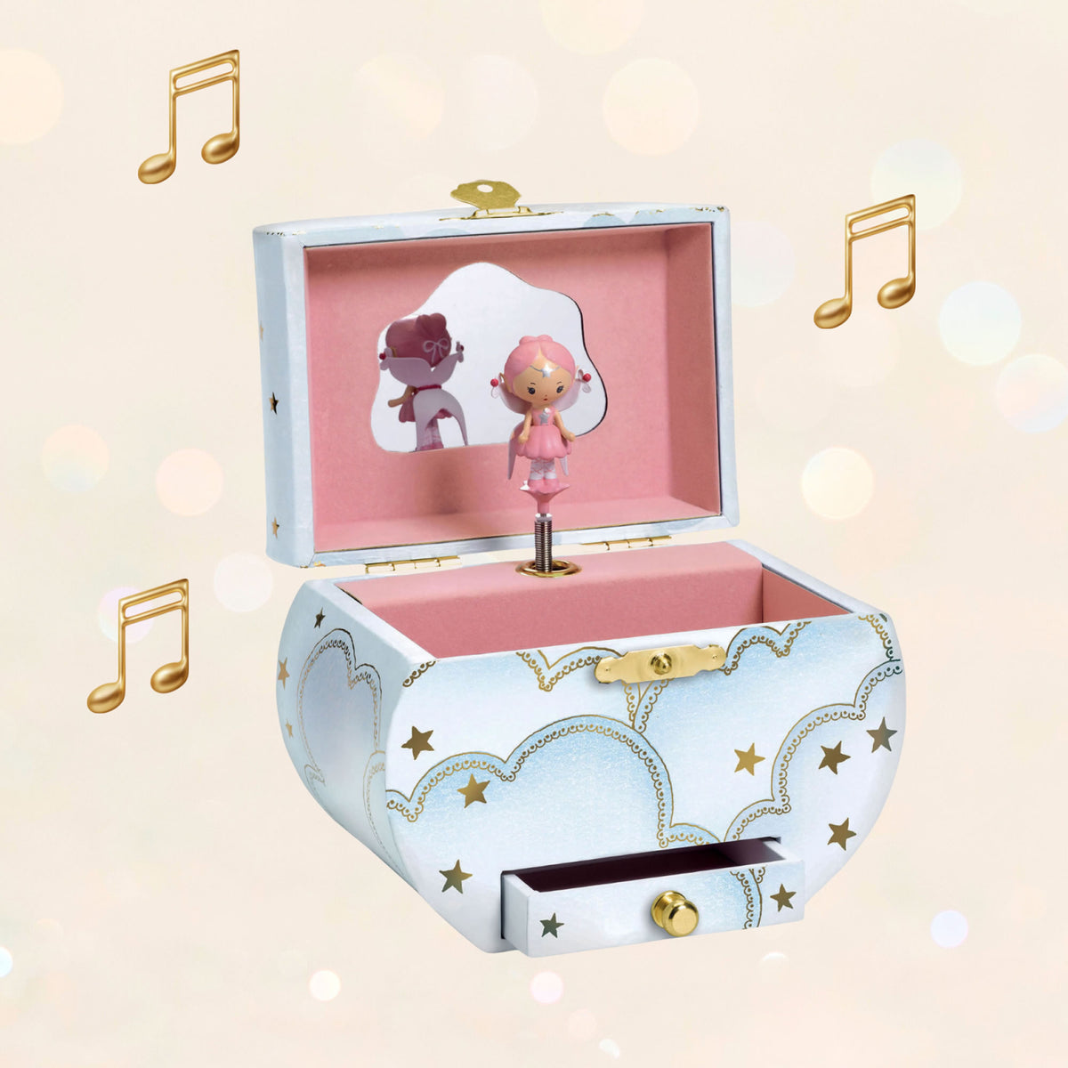 Personalised Girls Musical Jewellery Box - Elf's Melody