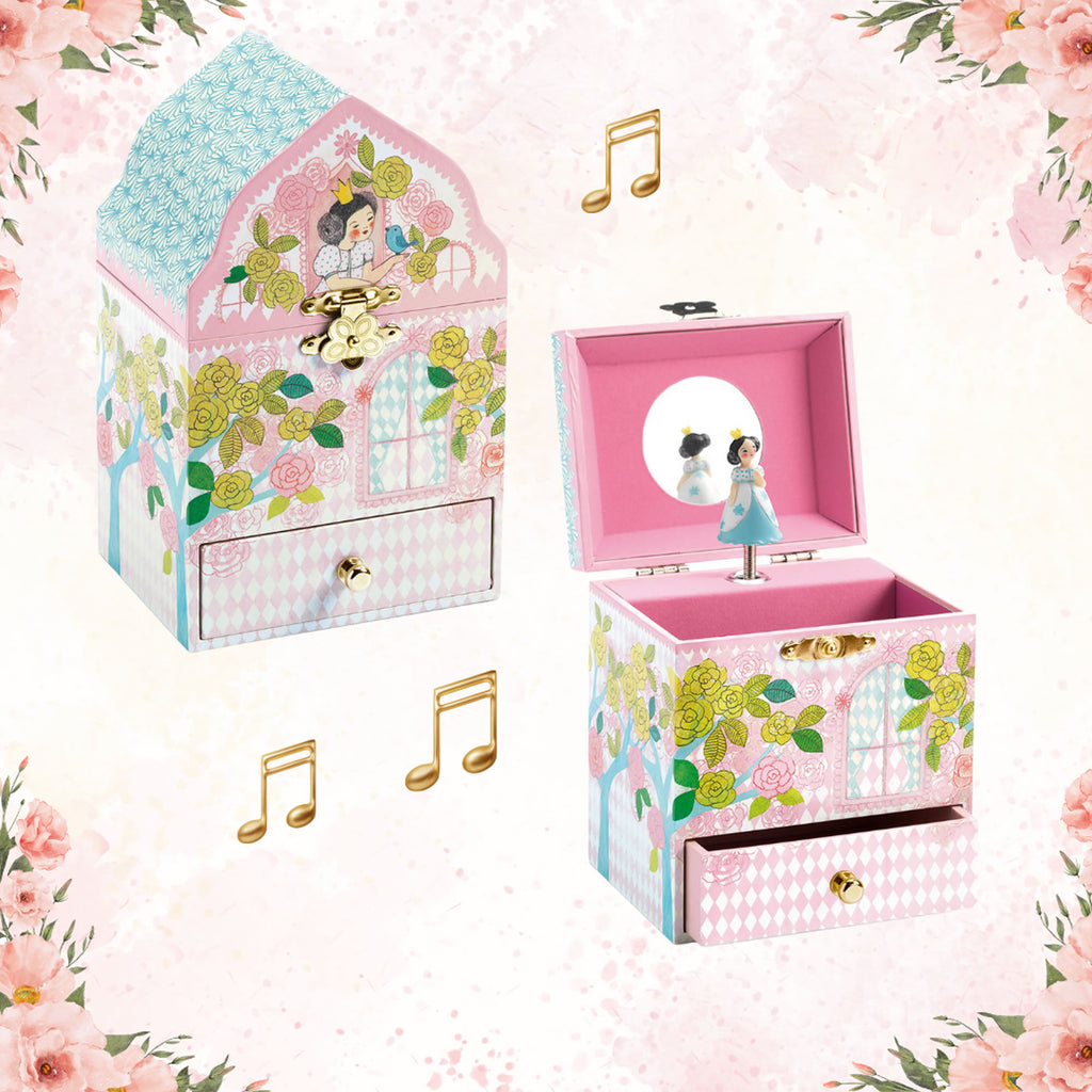 Personalised Girls Musical Jewellery Box - Princess Castle