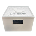 Rabbit baby keepsake box personalised with a name