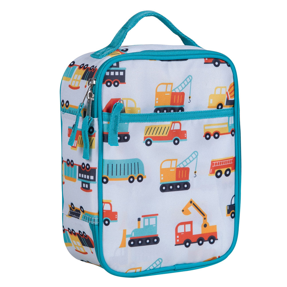 Front view of a modern construction lunch bag