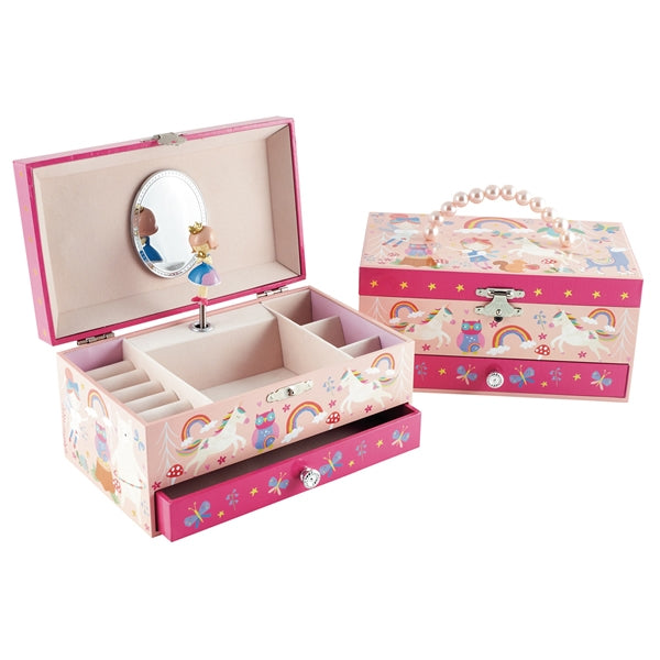 Rainbow fairy musical jewellery box