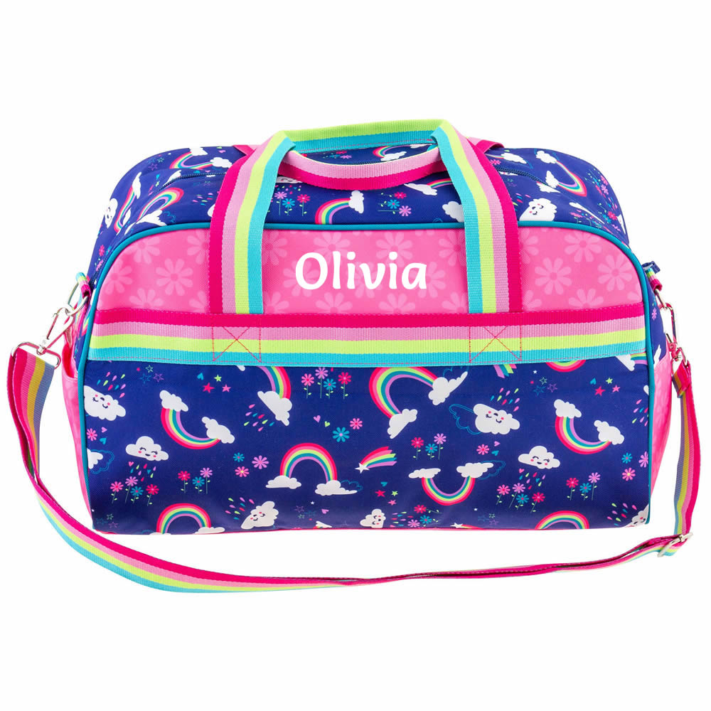 Rainbow duffle bag for children