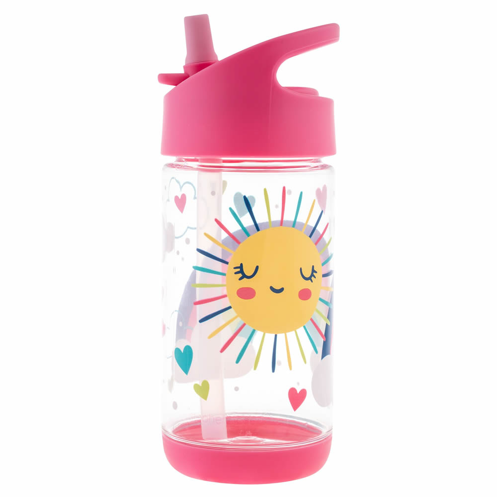 Rainbow water bottle for children