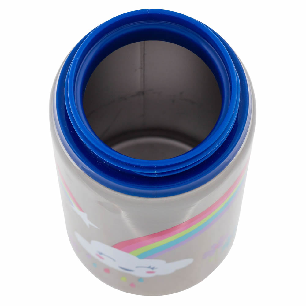 Rainbow stainless steel water bottle for children
