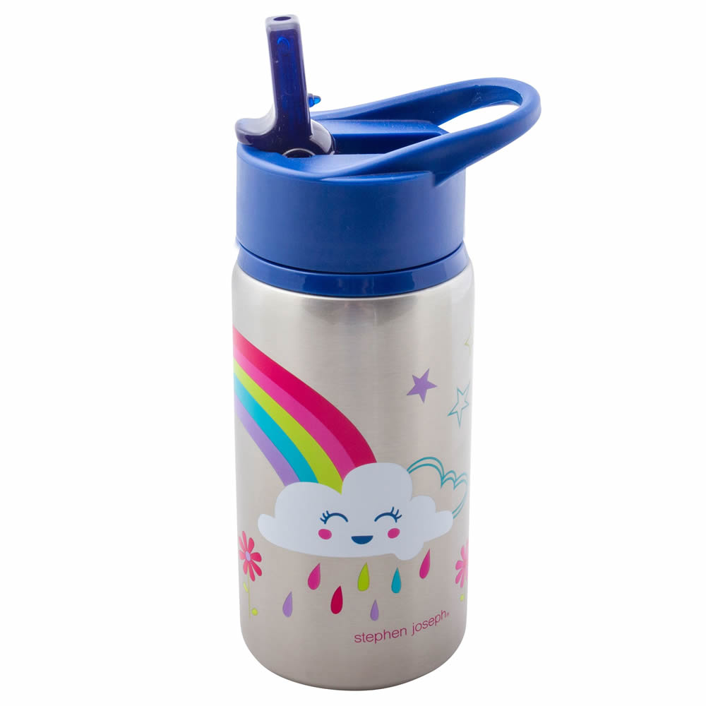 Rainbow water bottle for kids
