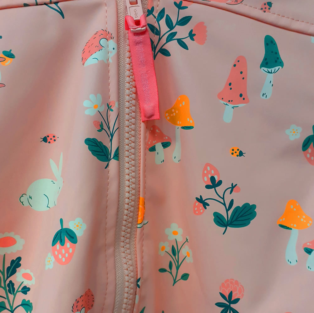 Strawberry Fields raincoat detail