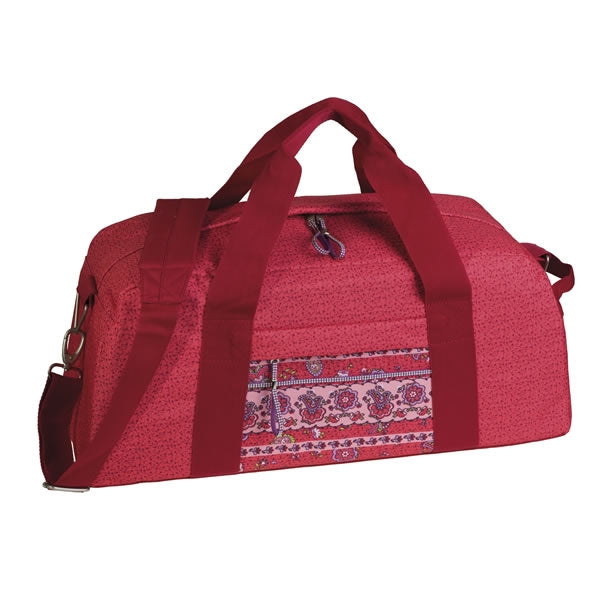 Kids’ red duffle bag
