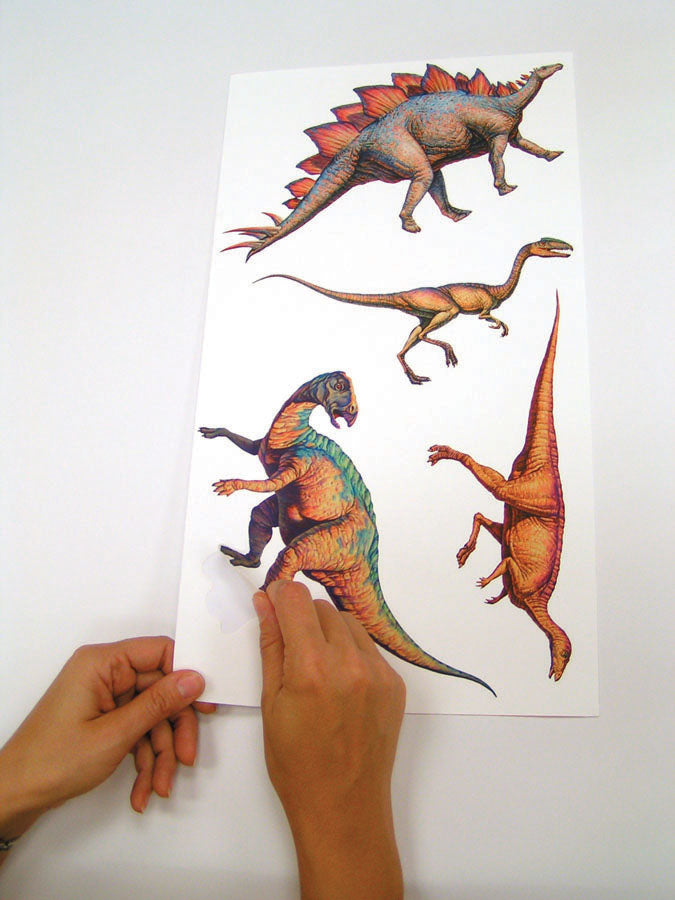 Dinosaur nursery wall decal size detail