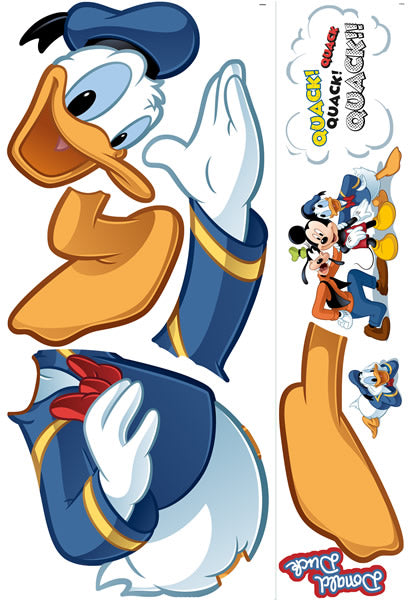 Donald Duck peel-and-stick giant wall decal