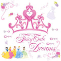 Disney Princess crown giant wall decal