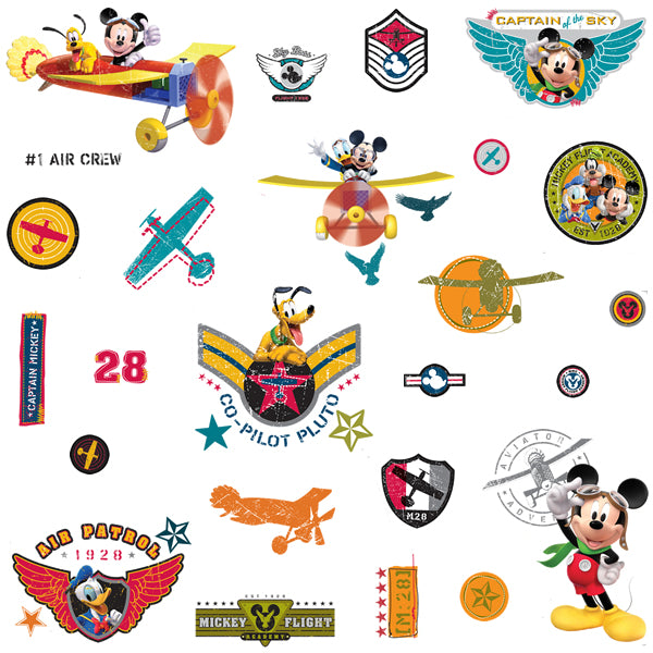 Mickey Mouse Clubhouse pilot wall decals