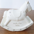 Rocking horse baby gift