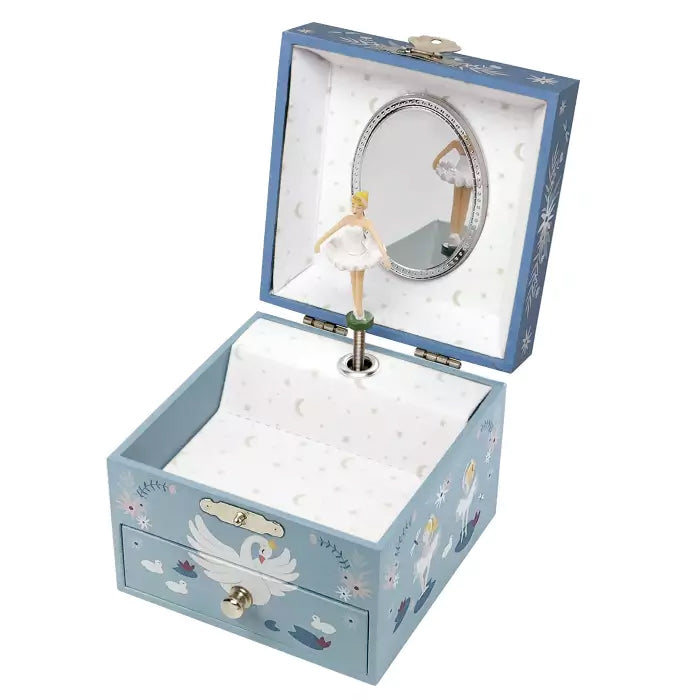 Personalised Girls Musical Jewellery Box - Swan Lake Ballerina