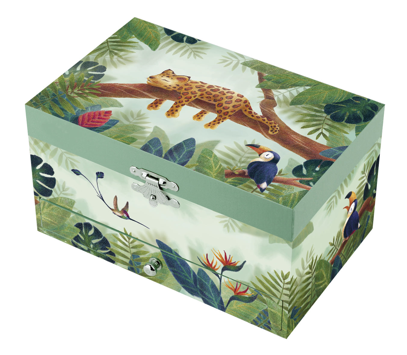 Savannah musical jewellery box detail
