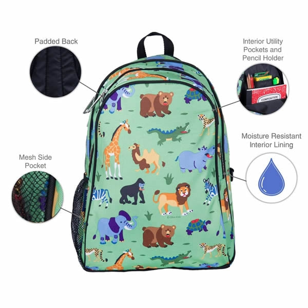 Wildkin safari backpack for children