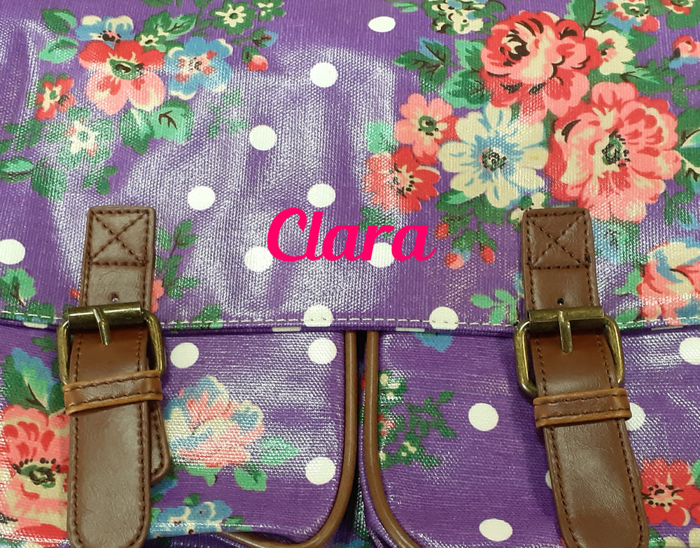 Personalised satchel for children
