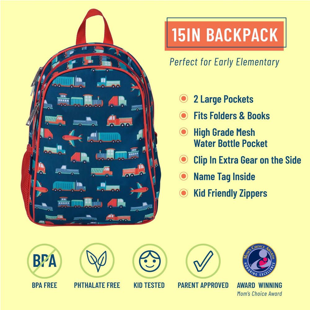 Children’s modern vehicle backpack