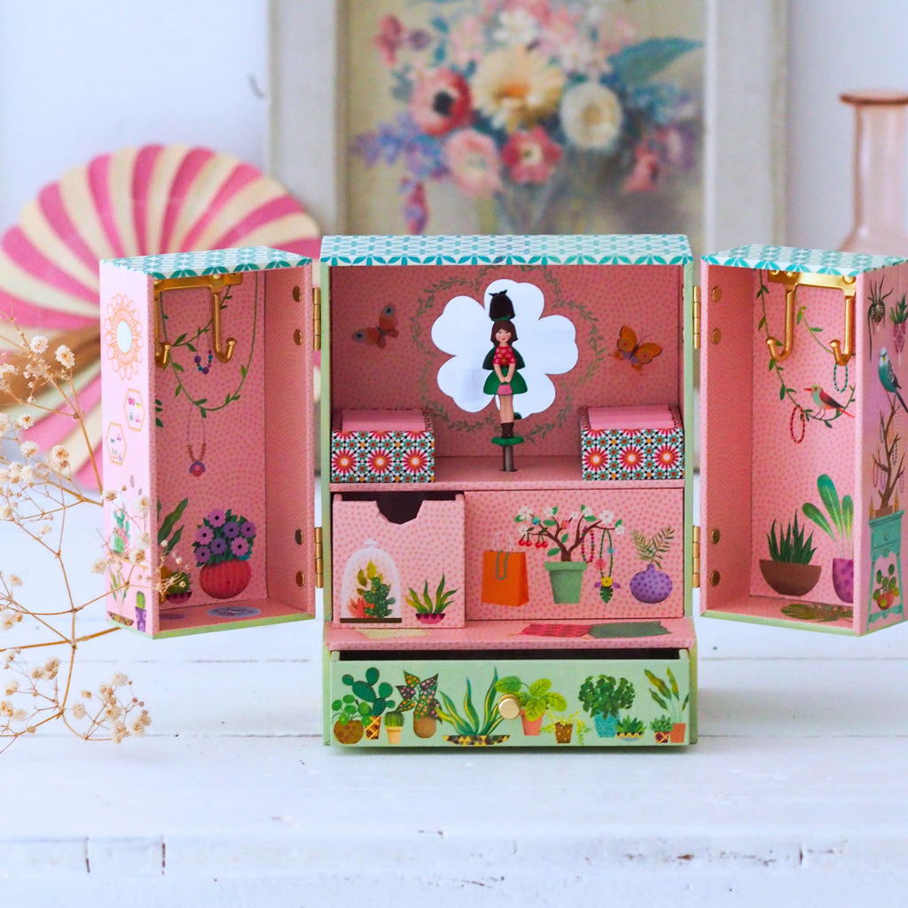 Personalised Girls Musical Jewellery Box - Secret Garden