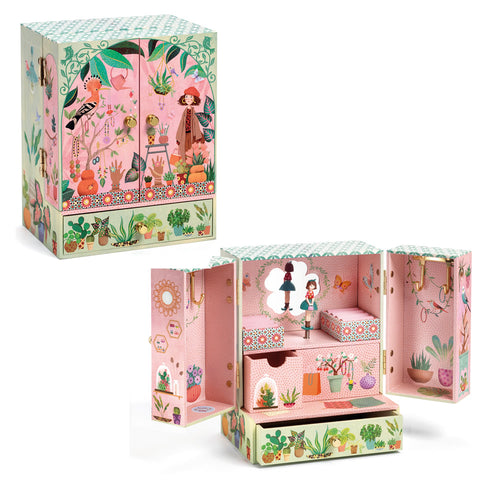Personalised Secret Garden musical jewellery box