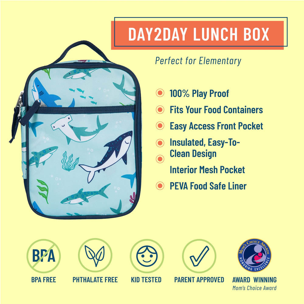 Shark design lunch bag for children